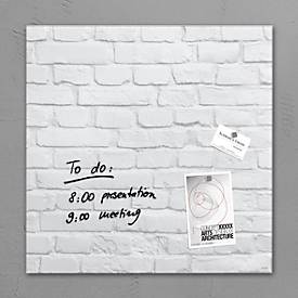 sigel® Glas-Magnettafel artverum®, versch. Maße + 2 Dym-Magnete GRATIS