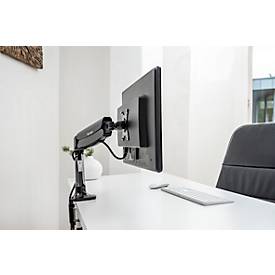 Single-Monitorarm Vantage Office, bis 27 Zoll, höhen-/tiefenverstellbar, Neigungsfunktion, VESA, schwarz