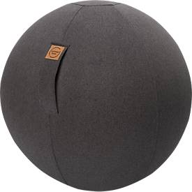 Sitzball FELT, Filzimitat 100% Polyester, waschbar, reißfest, Trageschlaufe, anthrazit