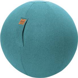 Sitzball FELT, Filzimitat 100% Polyester, waschbar, reißfest, Trageschlaufe, aquarius