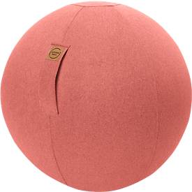 Sitzball FELT, Filzimitat 100% Polyester, waschbar, reißfest, Trageschlaufe, lachs