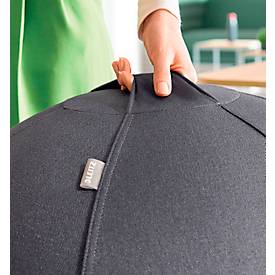 Sitzball Leitz Ergo Cosy, Stärkung der Rücken- und Rumpfmuskulatur, Stoffüberzug, ⌀ 650 mm, grau