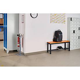 Sitzbank mit Schuhrost, 1000 mm breit