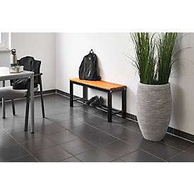 Sitzbank mit Schuhrost, 1000 mm breit