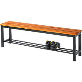 Sitzbank mit Schuhrost, 1500 mm breit