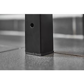 Sitzbank mit Schuhrost, 1500 mm breit