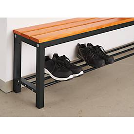 Sitzbank mit Schuhrost, 1500 mm breit