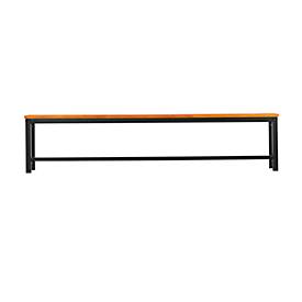 Sitzbank mit Schuhrost, 2000 mm breit