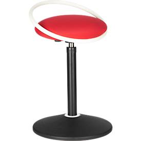 Sitzhocker ROVO SOLO, div. Varianten, Sitzhöhe 540-690 mm, Kunstleder oder Polyamid