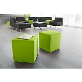 Sitzhocker Wall In, B 410 x T 410 mm, grün