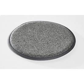 Sitzkissen Interstuhl f. Hocker UPis1, Ø 320 mm, rutschhemmende Unterseite, Schurwolle/PA, hellgrau