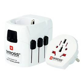 Image of SKROSS World Travel Adapter PRO Light USB - World Netzteil - USB, Stromversorgung - 1575 Watt
