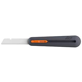 SLICE Industrie-Cuttermesser, für Links-/Rechtshänder, 4 wählbare Schnitttiefen, Kunststoff, anthrazit
