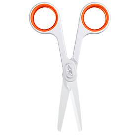 Keramik-Schere, mit Soft-Touch Griffzone, für Rechts- und Linkshänder geeignet