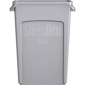 Slim Jim® Abfallbehälter, 87 Liter, grau
