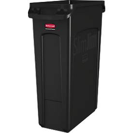 Slim Jim® Abfallbehälter, 87 Liter, schwarz