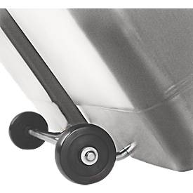 Slim Jim Step-ON Tretabfallbehälter, aus Edelstahl, 90 Liter, schwarz