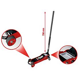 SlimPOWER Hydraulischer Alu-Wagenheber 2 t