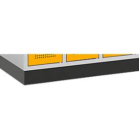 Sockel, schwarz, 630 mm breit