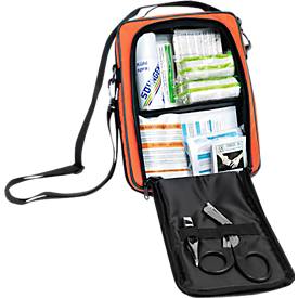Söhngen® Freizeit-Notfallset, wasserabweisendes Nylongewebe, orange, mit freizeittauglichem Inhalt