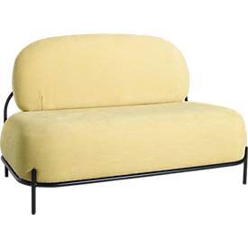 Sofa ADMIRAAL, Retro-Look, B 1245 x T 710 x H 770 mm, safran