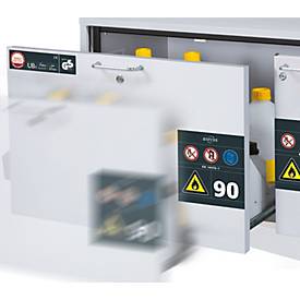 Soft-Close-Funktion, für asecos Sicherheitsschränke der UB90 Serie, mitbestellen bei Auftragserteilung