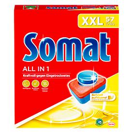 Image of Somat 7 Multi-Tabs, Geschirrspültabs, Langzeit-Glanzschutz
