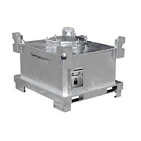 Sonderabfall-Behälter BAUER SAF, Stahlblech, feuerverzinkt, abschließbar, versch. Ausführungen