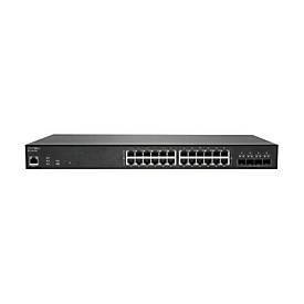 SonicWall Switch SWS14-24FPOE - Switch - managed - 24 x 10/100/1000 (PoE+) + 4 x 10 Gigabit SFP+ - an Rack montierbar - 