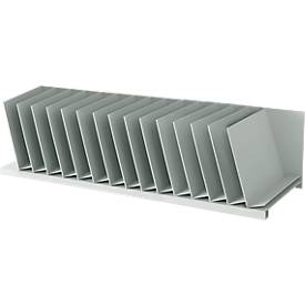 Sortierstation, DIN A4, Polystyrol, für Schränke, 14 Fächer, B 802 x T 310 x H 206 mm