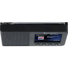 Soundmaster DAB+ Radio mit Bluetooth®, Farbdisplay, Akku, USB-C, Weckfunktion, B 123 x T 25 x H 65 mm