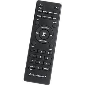 Soundmaster DAB+ Radio mit CD/MP3, USB, Bluetooth®, Weckfunktion, 2 x 10 W RMS, B 362 x T 230 x H 107 mm