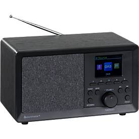 Soundmaster DAB+/UKW-PLL Radio DAB350SW, schwarz