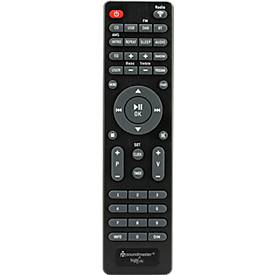 Soundmaster® Musikcenter ICD1050SW, WLAN/Bluetooth/USB/Webradio/DAB+/UKW/CD/MP3, 2 x 7 W, App-Steuerung, mit Fernbedienung, silber