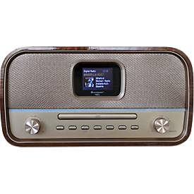 Soundmaster® Stereo-Musikanlage, DAB+, CD, USB, Bluetooth®, AUX-IN, Alarm