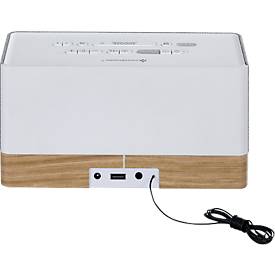Soundmaster UR630WE, Soundmaster Bluetooth-Radiowecker, Holzapplikation