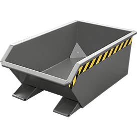 Späne-Behälter Bauer SMGU 230, öl- & wasserdicht verschweißt, 230 l, grau