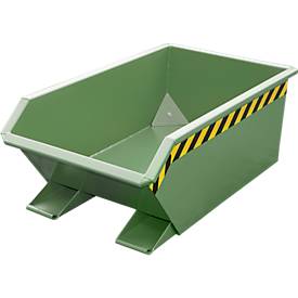 Späne-Behälter Bauer SMGU 230, öl- & wasserdicht verschweißt, 230 l, grün