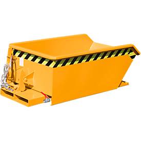 Späne-Behälter Bauer SMGU 230, öl- & wasserdicht verschweißt, 230 l, orange