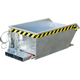 Späne-Behälter Bauer SMGU 230, öl- & wasserdicht verschweißt, 230 l, verzinkt