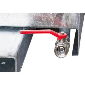 Späne-Behälter Bauer SMGU 230, öl- & wasserdicht verschweißt, 230 l, verzinkt