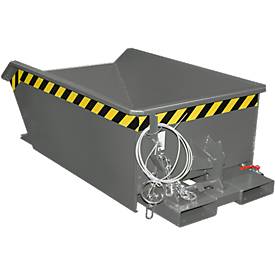 Späne-Behälter Bauer SMGU 270, öl- & wasserdicht verschweißt, 270l, grau