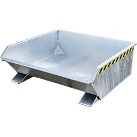 Späne-Behälter Bauer SMGU 460, öl- & wasserdicht verschweißt, 460l, verzinkt