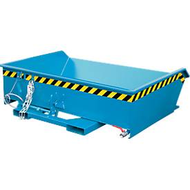 Späne-Behälter Bauer SMGU 610, öl- & wasserdicht verschweißt, 610 l, blau