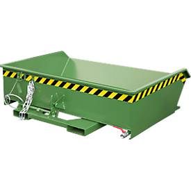 Späne-Behälter Bauer SMGU 610, öl- & wasserdicht verschweißt, 610 l, grün