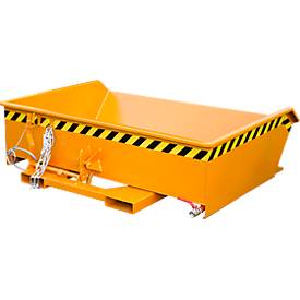 Späne-Behälter Bauer SMGU 610, öl- & wasserdicht verschweißt, 610 l, orange