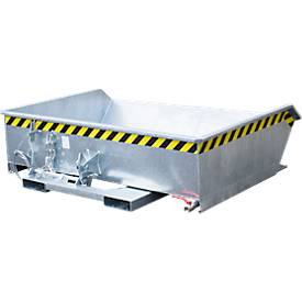 Späne-Behälter Bauer SMGU 610, öl- & wasserdicht verschweißt, 610 l, verzinkt