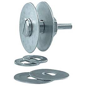 Spannschaft MN-AC f.Grobreinigungsscheiben Schaft-D.8mm