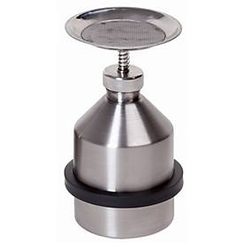 Sparanfeuchter, Edelstahl 1.4404, 1 l, Ø 132 x H 258 mm, federnd gelagerter Tränkteller