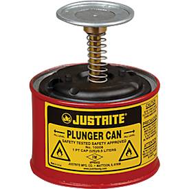 Sparanfeuchter Premium Line, Polyethylen, rot, 1 l, Ø 141 x H 210 mm, federnd gelagerter Tränkteller